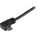 StarTech Right-Angle Micro-USB to USB Charge & Sync Cable (3')