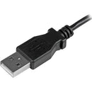 StarTech Right-Angle Micro-USB to USB Charge & Sync Cable (3')