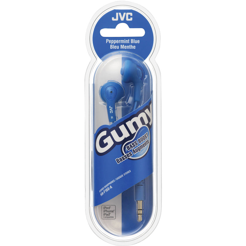 JVC HA-F160 Gumy Earbuds (Blue)