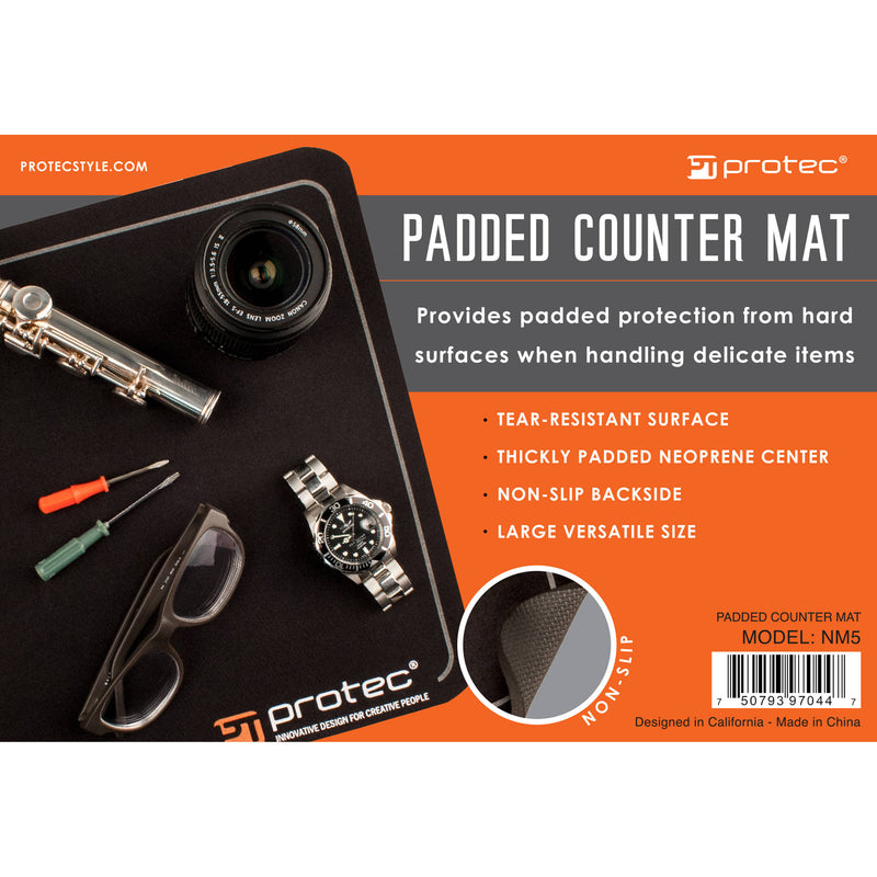 PRO TEC Padded Neoprene Counter Mat with Non-Slip Backside (20 x 13")