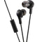 JVC HA-FR6 Gumy Plus Earbuds (Black)