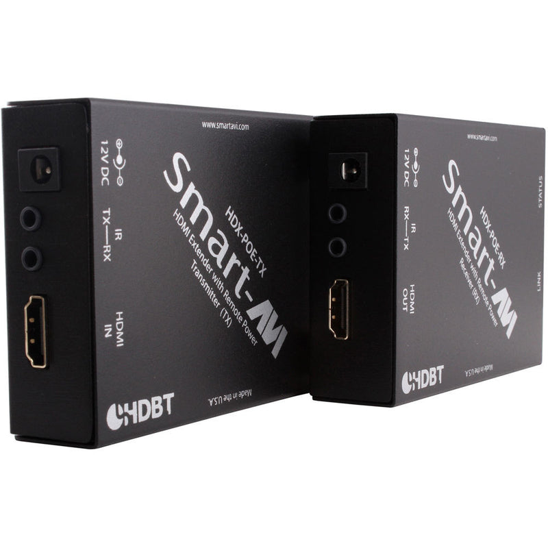 Smart-AVI HDX-POES HDMI, IR, and Power Extender over Single Cat-5e/6 Cable