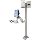 Ergotron HD Arm Post Mounting Solutions Bracket (Gray)