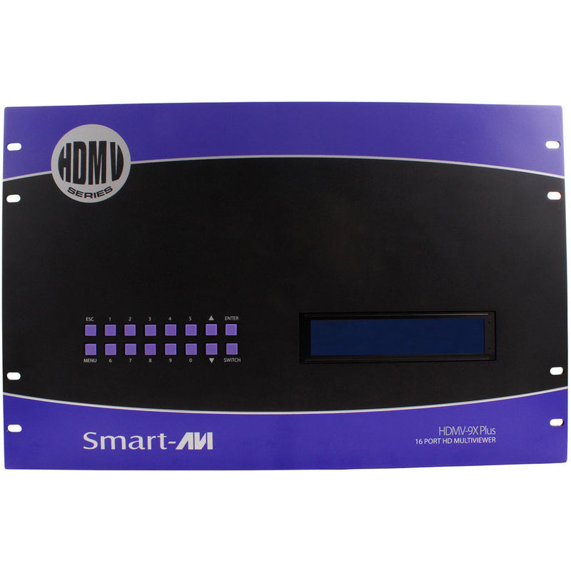 Smart-AVI 16-Port HDMI Real-Time Multiviewer and USB KVM Switch