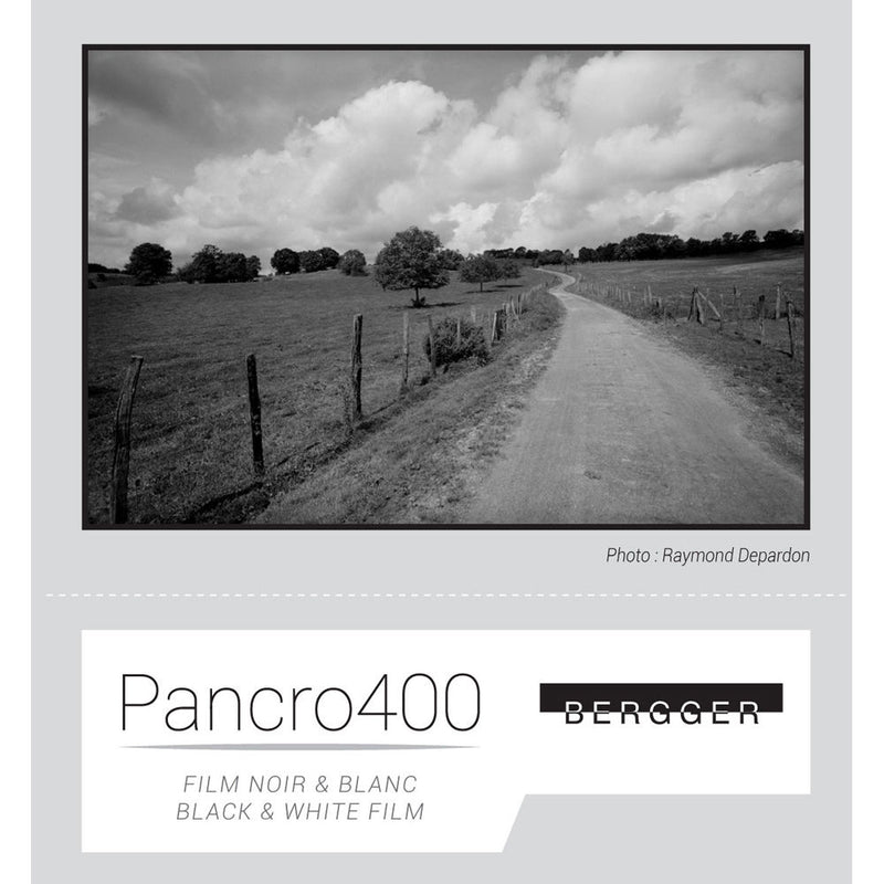 Bergger Pancro 400 Black and White Negative Film (8 x 10", 25 Sheets)