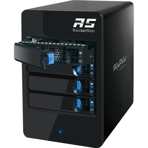 HighPoint RocketStor 6414S Four-Bay Mini-SAS Storage Tower Enclosure