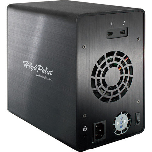 HighPoint RocketStor 6414S Four-Bay Mini-SAS Storage Tower Enclosure