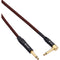 Kopul Premium Instrument Cable 1/4" Male Right-Angle to 1/4" Male with Braided Fabric Jacket (1.5')