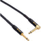 Kopul Studio Elite 4000 Series 1/4" Male Right-Angle to 1/4" Male Studio Instrument Cable (3')