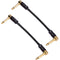 Kopul Premium Performance 3000 Series 1/4" Male RA to 1/4" Male RA Patch Cable (Pair, 6")