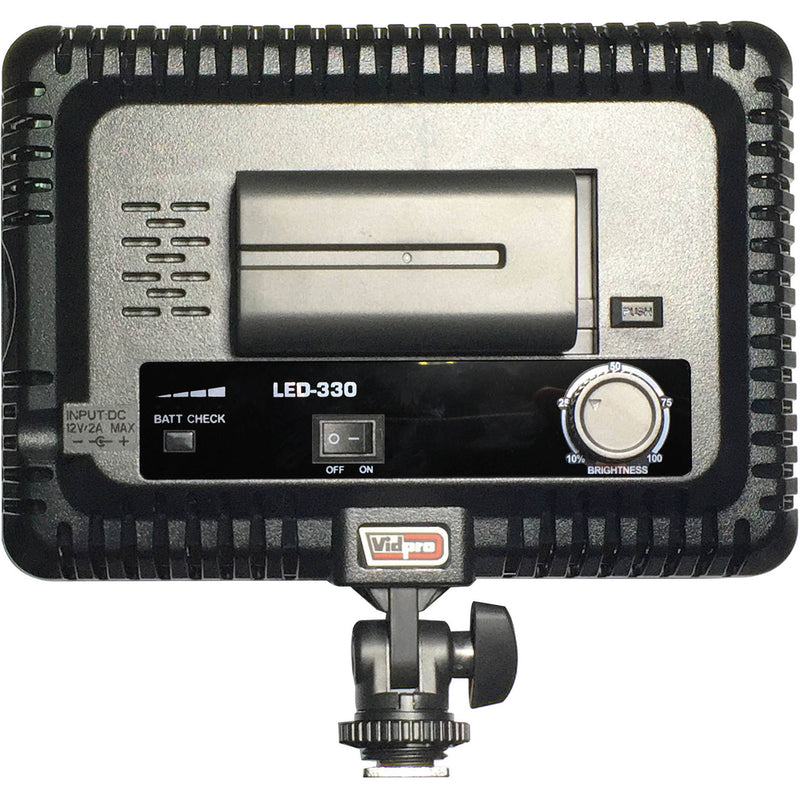 Vidpro LED-330 On-Camera LED Video Light Kit