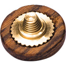Artisan Obscura Soft Shutter Release Button (Small Convex, Threaded, Bocote Wood)