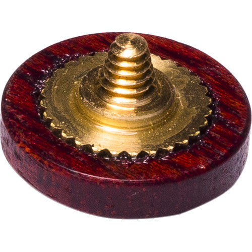 Artisan Obscura Soft Shutter Release Button (Large Concave, Threaded, Bloodwood)