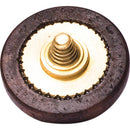 Artisan Obscura Soft Shutter Release Button (Small Convex, Threaded, Walnut Wood)