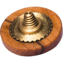Artisan Obscura Soft Shutter Release Button (Small Convex, Threaded, Wild Olive Wood)