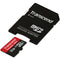 Transcend 32GB Premium 400x microSDHC UHS-I Memory Card with SD Adapter