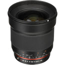 Rokinon 16mm f/2.0 ED AS UMC CS Lens for Pentax K APS-C Mount