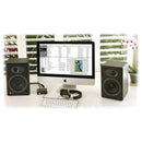 Audioengine A5+ 2-Way Bookshelf Speakers (Satin Black, Pair)