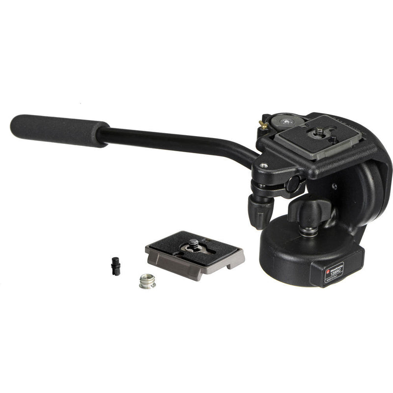 Manfrotto 128RC QR Micro Fluid Head and Extra Quick-Release Plate Kit