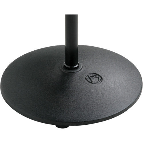 Atlas Sound MS-12CE - Low Profile Round Base Microphone Stand - Height: 37.80 - 60.20" (96 - 158cm) (Black)