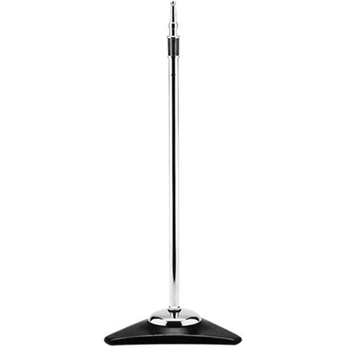 Atlas Sound MS-25 - Heavy Duty Triangular Base Microphone Stand - Height: 38 - 67" (97 - 170cm) (Chrome)