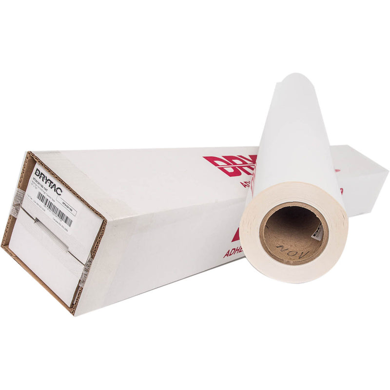 Drytac MultiTac Pressure-Sensitive Mounting Adhesive (51" x 150' Roll, 1 mil, Clear)