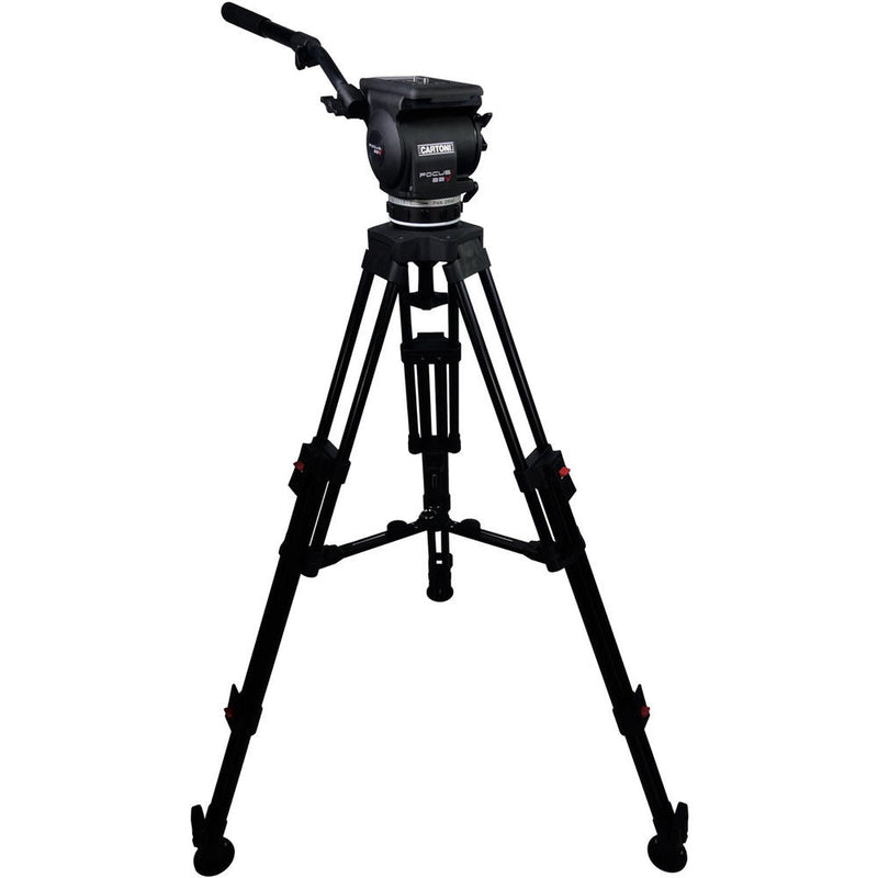 Cartoni Focus 22 Fluid Head with H602 Tripod Legs & Mid-Spreader (100mm)