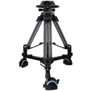 Cartoni Pedestal with Focus 12 Head, 2 Pan Bars, 100mm Adapter and Pump