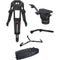 Cartoni Focus 18 Fluid Head with H604 Tripod Legs, Ground Spreader and 2nd Pan Bar (100mm)