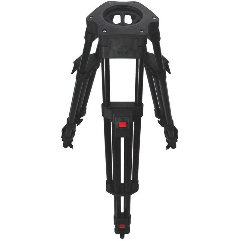 Cartoni Focus 18 Fluid Head with H604 Tripod Legs, Ground Spreader and 2nd Pan Bar (100mm)