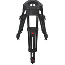 Cartoni Focus 18 Fluid Head with H602 Tripod Legs, Mid Spreader and 2nd Pan Bar (100mm)