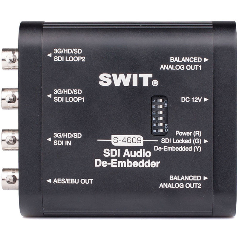 SWIT Portable SDI Audio De-Embedder