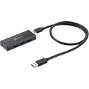 j5create JUH340 USB 3.0 4-Port Mini Hub