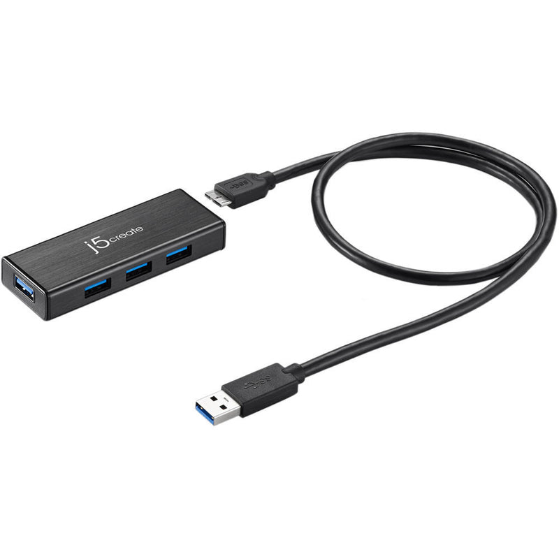 j5create JUH340 USB 3.0 4-Port Mini Hub