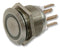 BULGIN MPI002/28/D1 Vandal Resistant Switch, MPI002 Series, SPST-NO, Natural, Quick Connect, 50 mA