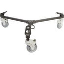 E-Image Two-Stage Aluminum Tripod with GH10 Head & Tripod Dolly Kit (75mm)
