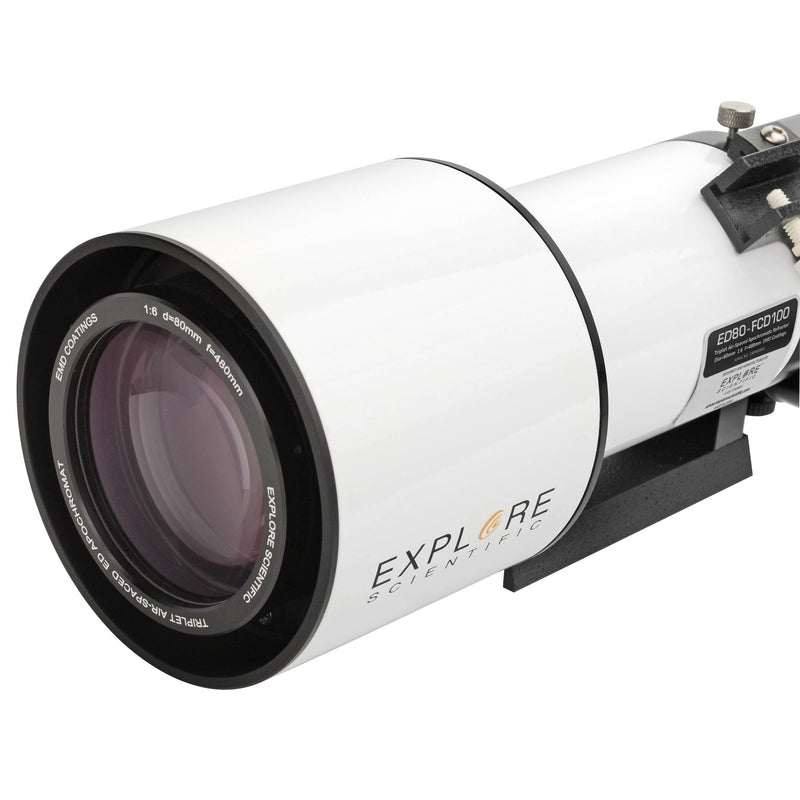 Explore Scientific 80mm f/6 Essential FCD100 ED APO Triplet Refractor Telescope (OTA only)