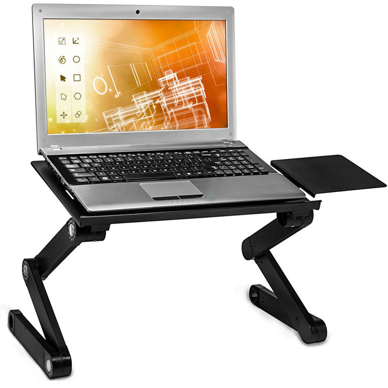 Mount-It! MI-7211 Cooling Fan Ambidextrous Adjustable Laptop Tray