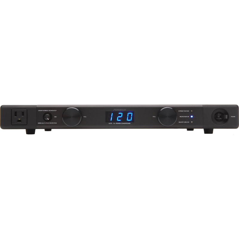 Furman Linear Filtering AC Power Source Conditioner with Retractable LED Lamps (6 Outlets, 15A Maximum)