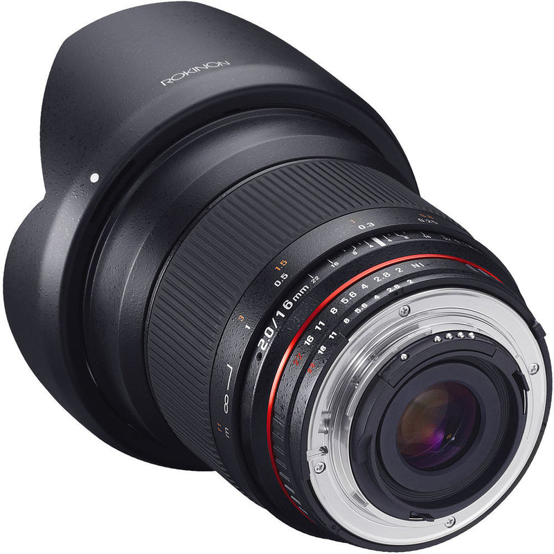 Rokinon 16mm f/2.0 ED AS UMC CS Lens for Nikon F Mount
