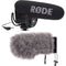 Rode VideoMic Pro with Rycote Lyre Shockmount & Windbuster Windshield Kit