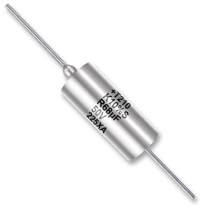 KEMET T110B156K020AT Tantalum Capacitor, Polar, 15 &micro;F, 20 V, T110 Series MIL-PRF-39003, &plusmn; 10%, Axial Leaded
