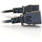 C2G 18 AWG Computer Power Extension Cord IEC C13 to IEC C14 (3')