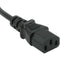 C2G 18 AWG Universal Power Cord (NEMA 5-15P to IEC C13, 3')
