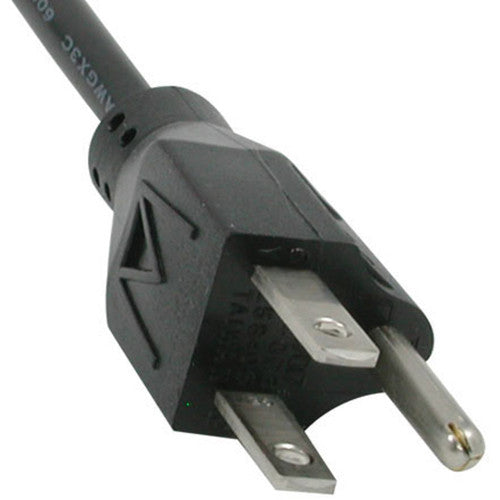 C2G 18 AWG Universal Power Cord (NEMA 5-15P to IEC C13, 3')