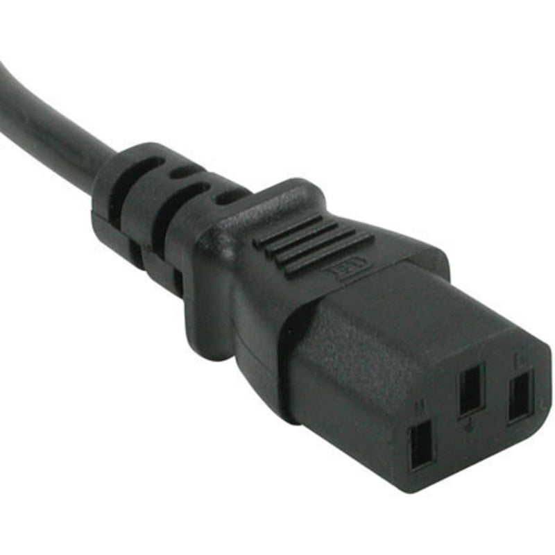 C2G 18 AWG Universal Power Cord (NEMA 5-15P to IEC C13, 10')