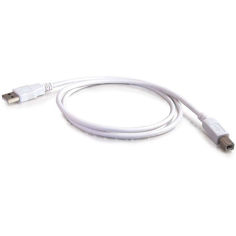 C2G 16.4' (5 m) USB 2.0 A/B Cable (White)