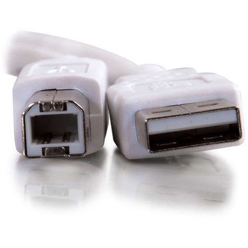 C2G 16.4' (5 m) USB 2.0 A/B Cable (White)