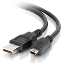 C2G 6.6' (2 m) USB 2.0 A/mini-B Cable (Black)