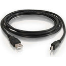 C2G 6.6' (2 m) USB 2.0 A/mini-B Cable (Black)